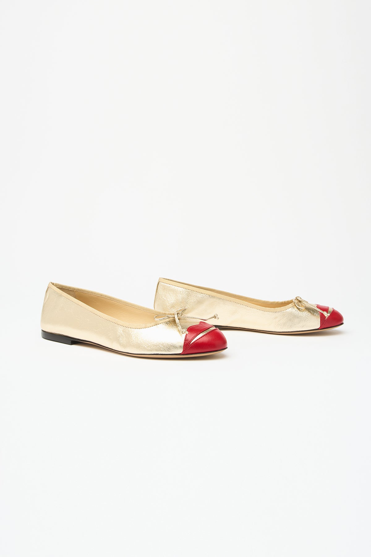 超希少 ❦charlotte olympia❦ Ballet shoes Charlotte Olympia White/Black Velvet Panda Ballet Flats Size