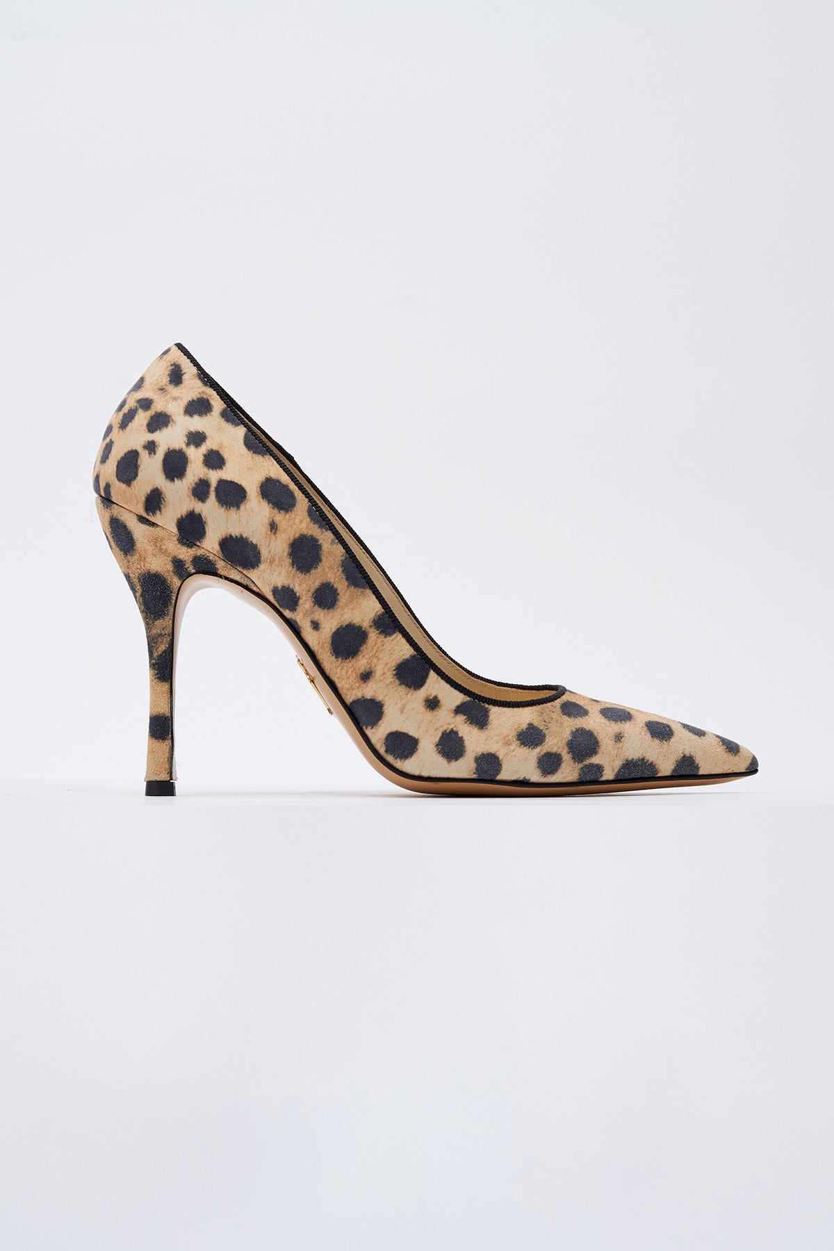 charlotte olympia (シャーロットオリンピア) レオパード柄キティフラットシューズ ブラウン サイズ:37 1/2