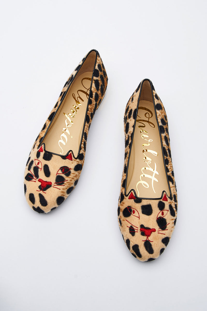 Charlotte Olympia Cat Slippers Charlotte Olympia Cat Shoes
